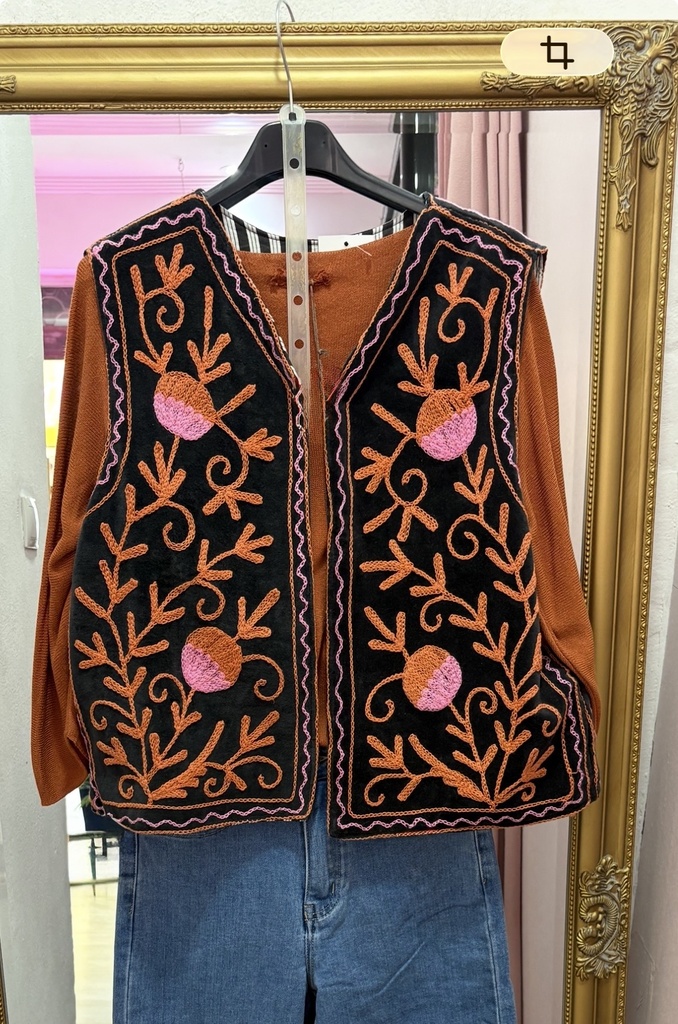 Chaleco suzani