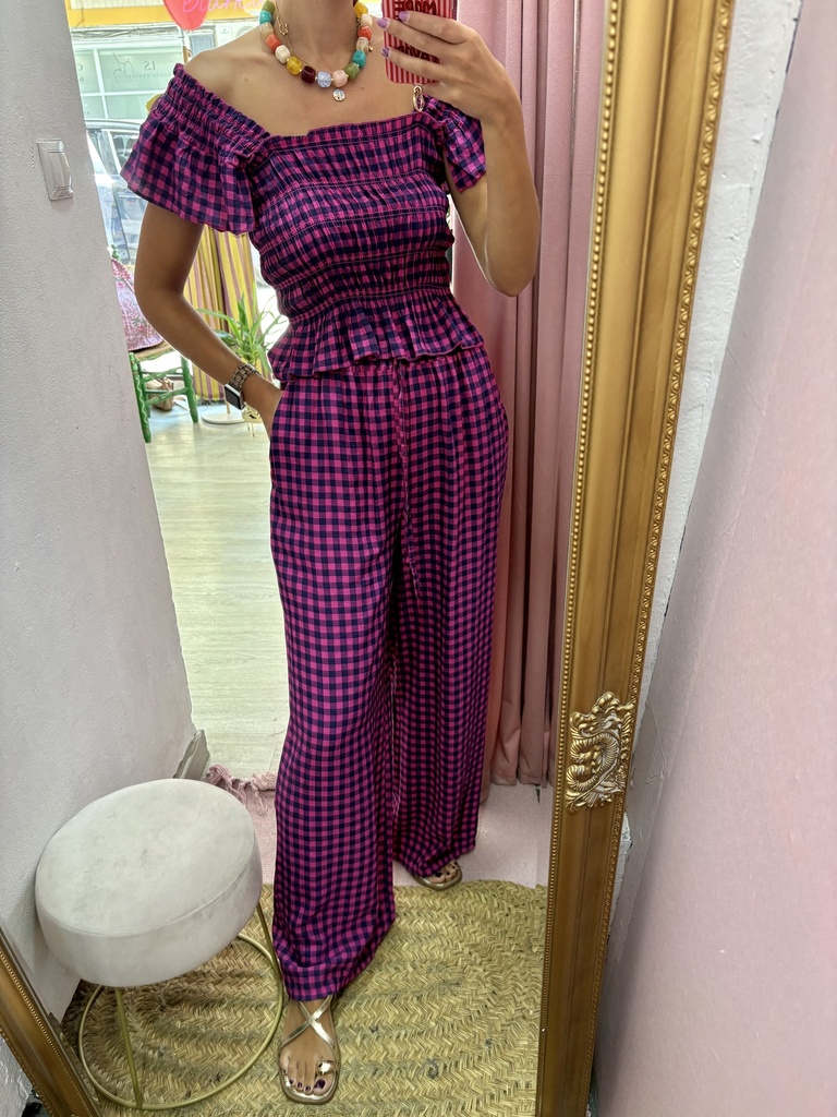 Conjunto cuadros Vichy